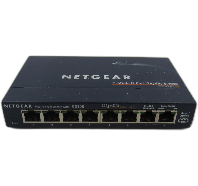 Netgear Prosafe 8 port Gigabit GS108 Smart Switch