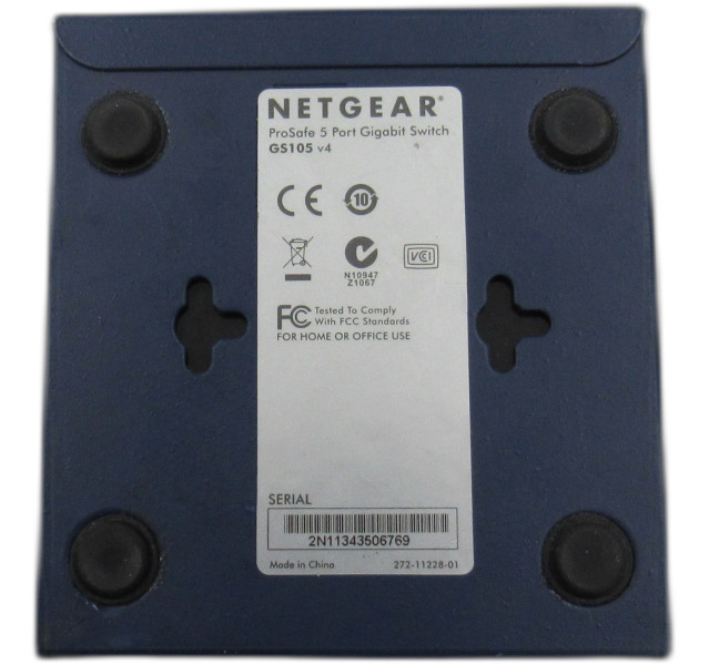 Netgear Prosafe GS105 v4 5Port Gigabit Switch
