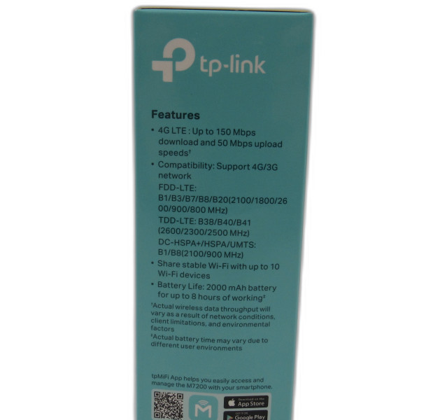 TP Link LTE Mobile Wifi M7200 4G Hotspot