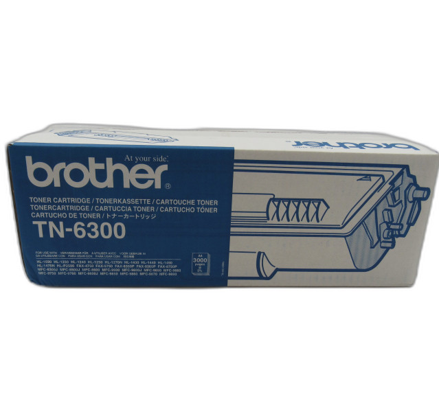 Genuine Brother TN-6300 Black Toner Cartridge High Capacity - Sealed Unopened x3