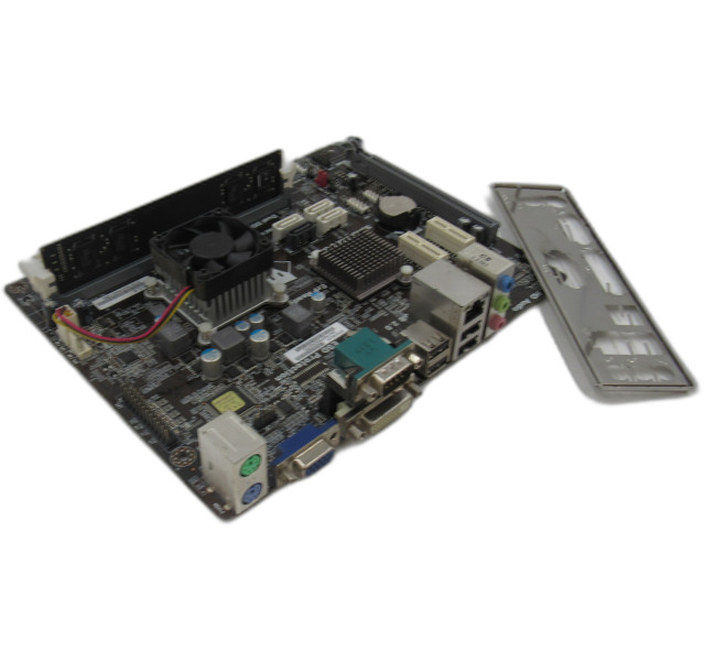 ECS NM70-M - Intel Celeron 1037U, 4GB DDR3, Motherboard W/ IO Shield and CPU Fan