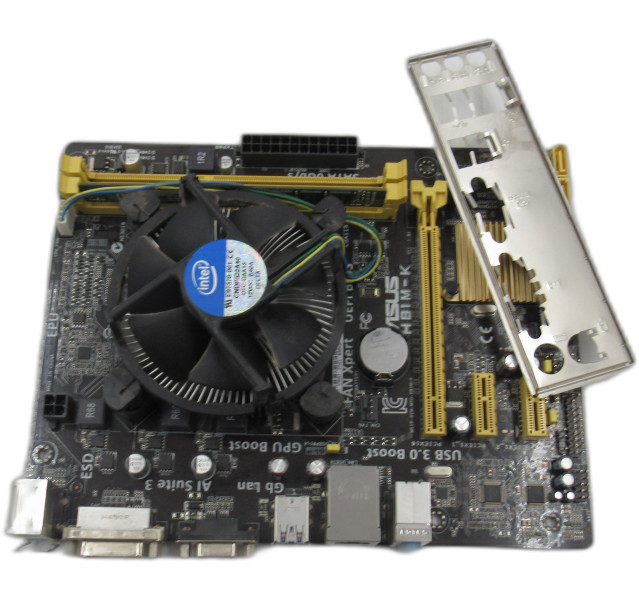 Asus H81M-K Motherboard Bundle, Intel Core i5-4440, 4GB DDR3, W/ IO Shield