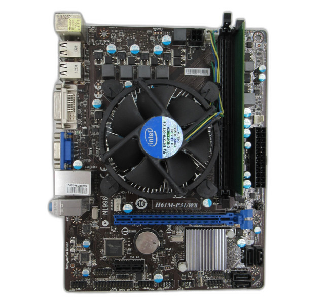 MSI H61M-P31/W8 Motherboard i5-3330, 4GB DDR3 Motherboard Bundle With IO Shield