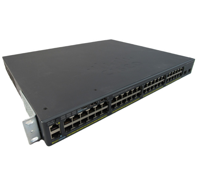 Cisco Catalyst 2960-X Series WS-C2960X-48FPD-L 48-Port Gigabit Switch w/Ears