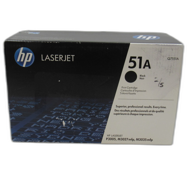 Original HP Q7551A Black Laser Cartridge 51A