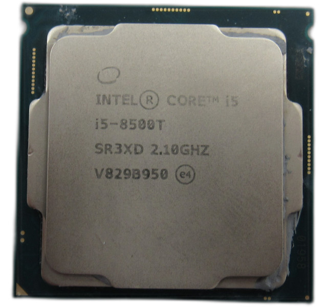 Intel Core i5-8500T@2.10GHz (Boosts 3.50Ghz) LGA 1151 6 Core CPU