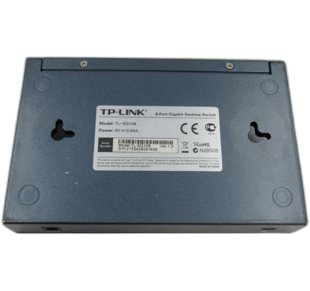 TP-LINK TL-SG108, 8 Ports - Gigabit Ethernet Switch