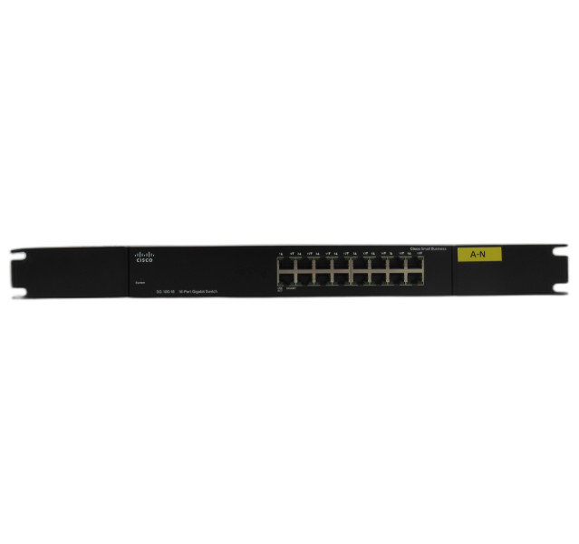 Cisco SG100-16, 16-Port Gigabit Switch  W/Ears