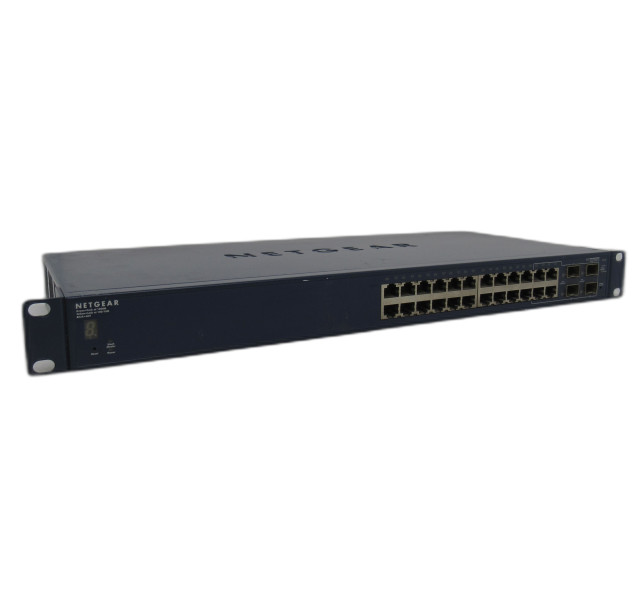 NETGEAR ProSafe 24 Port Gigabit Smart Switch GS724TS With Ears