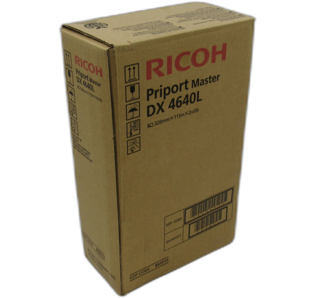 Ricoh 893512, Master Rolls, DX4600, DX4640- Original