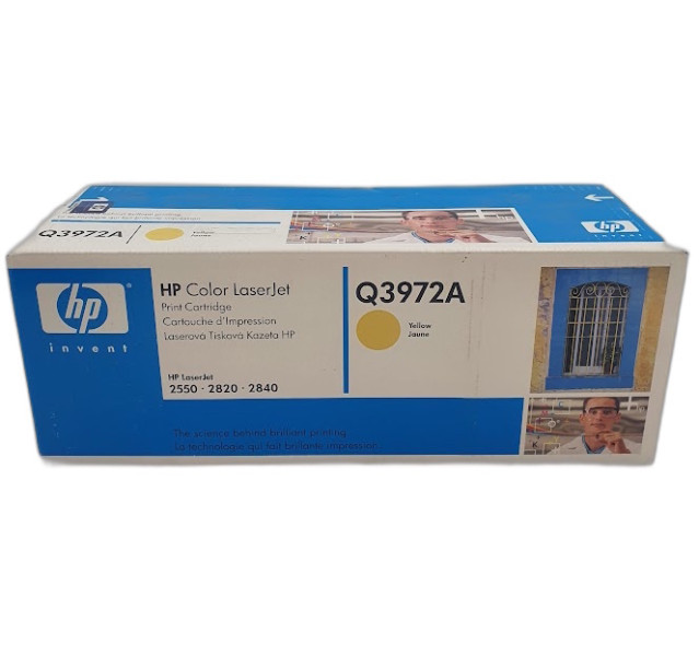 Genuine HP Q3972A Yellow Toner Cartridge