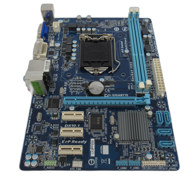 Gigabyte H61MA-D2V 1155 H61 Micro ATX Motherboard With IO Shield