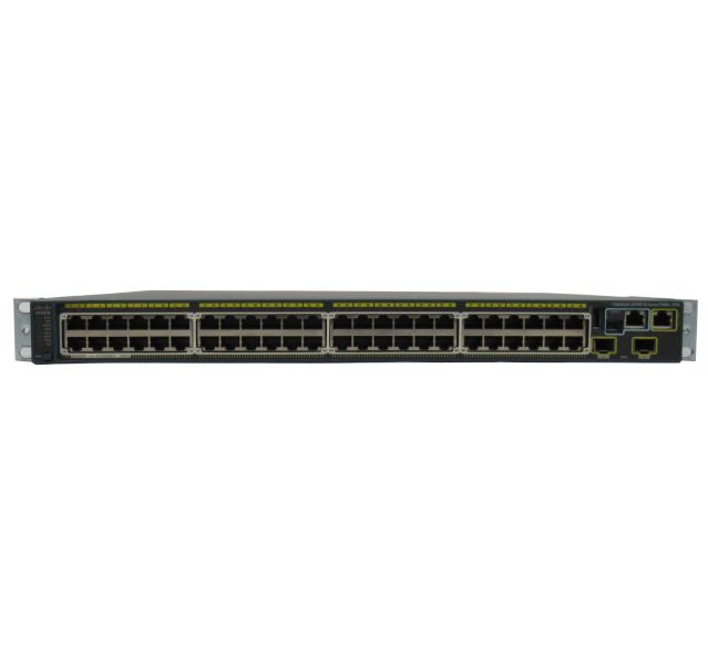 Cisco Catalyst 2960-S WS-2960S-48FPD-L V04 48Port Gigabit PoE+ Switch W/Ears