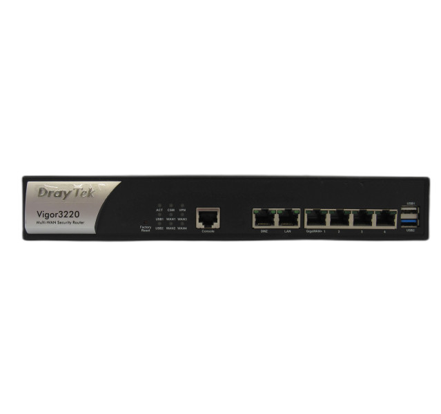 DrayTek Vigor 3220 4 Port Quad-WAN VPN / Firewall Router
