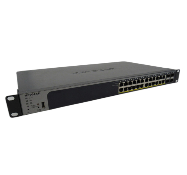 NetGear ProSafe GS728TP v2 28 Port PoE+ Switch with Ears