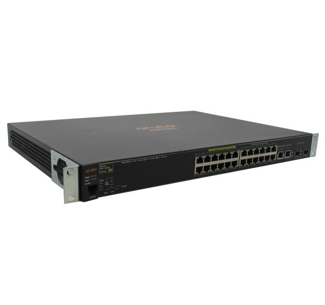 Aruba 2530 J9779A 28 Port PoE+ Switch with Ears