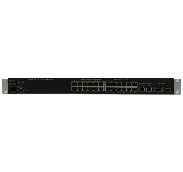 Aruba 2530 J9779A 28 Port PoE+ Switch with Ears