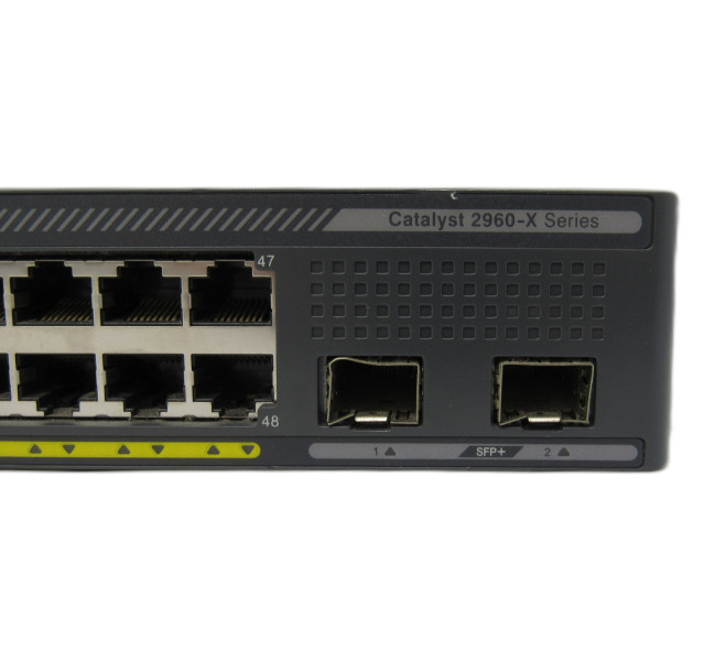 Cisco PoE+ Catalyst 2960x Series, WS-C960X-48LPD-L 48Port Switch with Ears