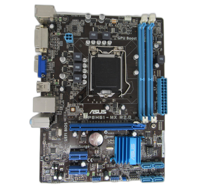 ASUS P8H61-MX R2.0, LGA 1155, M-ATX, W/ IO Shield