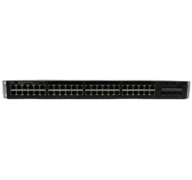 Cisco 3650 WS-C3650-48PD 48Port PoE+ Switch W/Ears