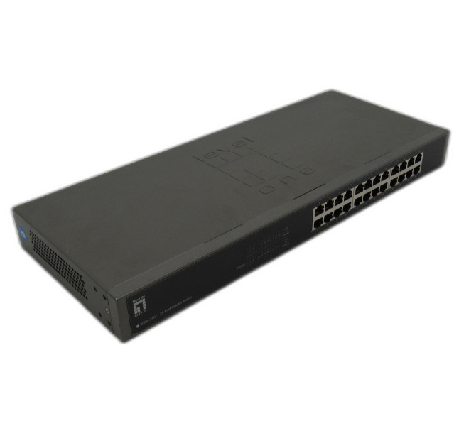 LevelOne GSW-2457 H/W Ver 3.0 24 Port Gigabit Ethernet Switch Without Ears