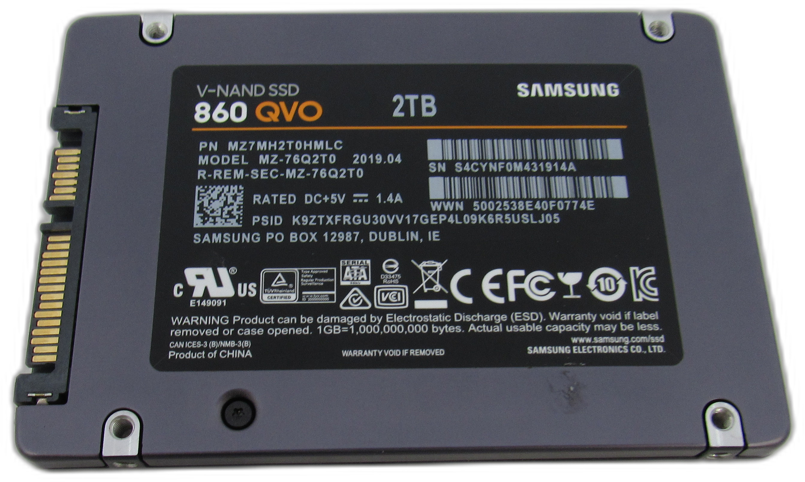 Fashion 860qvo 2tb