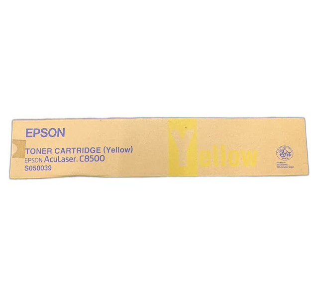 Genuine Epson Aculaser Toner Cartridge Yellow C8500 -  S050039