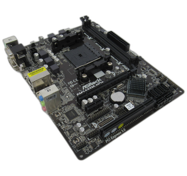 ASROCK FM2A55M-HD+ , FM2, MicroATX, DDR3 Motherboard W/ IO Shield