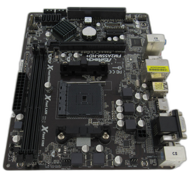 ASROCK FM2A55M-HD+ , FM2, MicroATX, DDR3 Motherboard W/ IO Shield