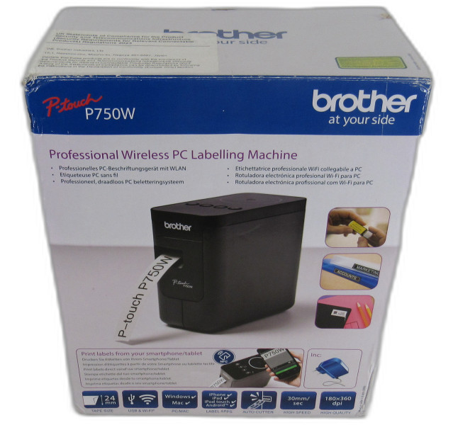 Brother, PT-P750W Desktop Label Printer + WIFI