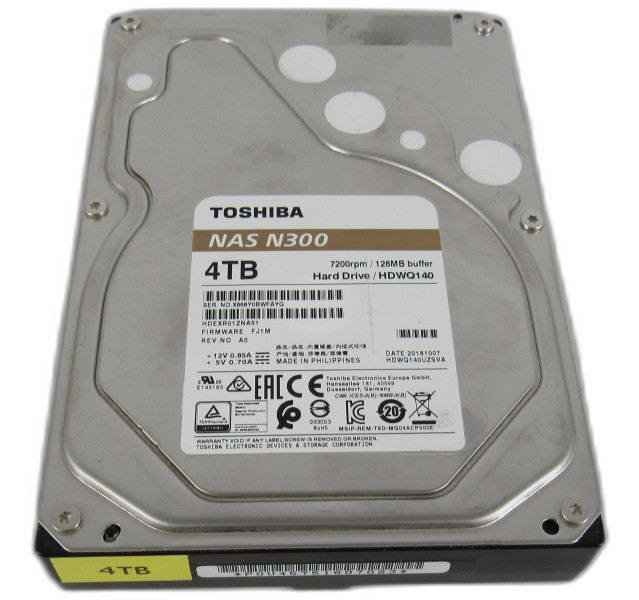 Toshiba NAS N300 4TB 7200RPM 3.5