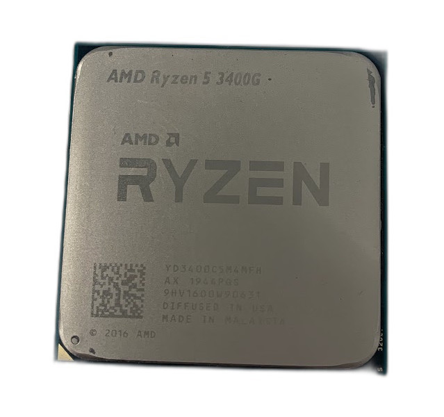 AMD Ryzen 5 3400G Quad core CPU, 3.6GHz, Socket AM4