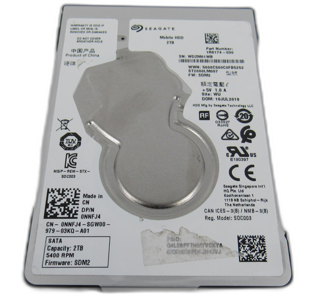 Seagate 2TB ST2000LM007 2.5'' Laptop SATA Internal Hard Disk Drive