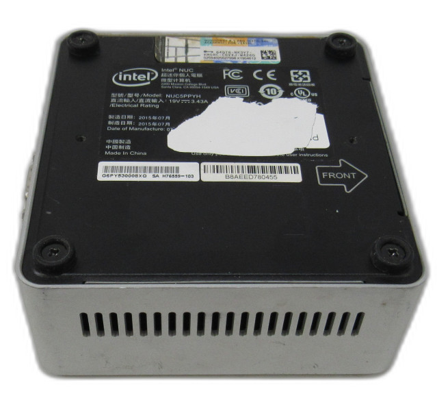 POST/SPARES Intel NUC NUC5PPY, Intel Pentium N3700 @ 1.60Ghz, 4GB DDR3