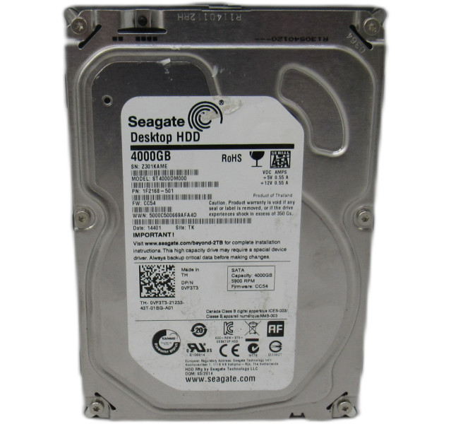 Seagate ST4000DM000 4TB 5900RPM 3.5