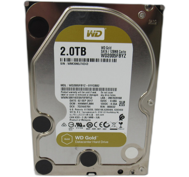 Western Digital Gold WD2005FBYZ 2TB 3.5