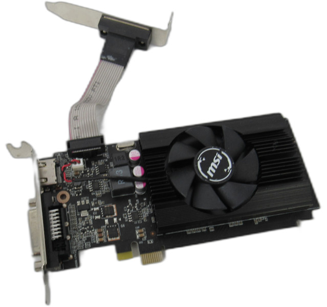 MSI NVIDIA GT730 2G DDR3, PCIE, VGA/DVI/HDMI Low Profile Graphics Card