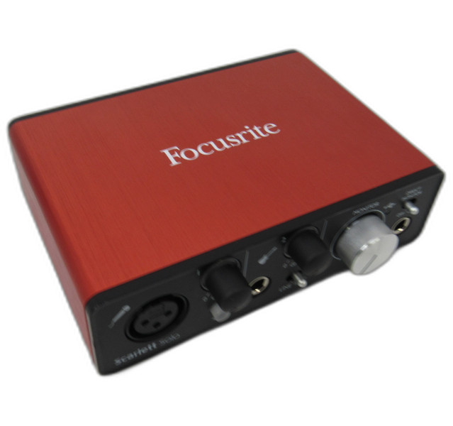 Focusrite Scarlett 2i4 2nd Gen Audio/Midi Interface - Red