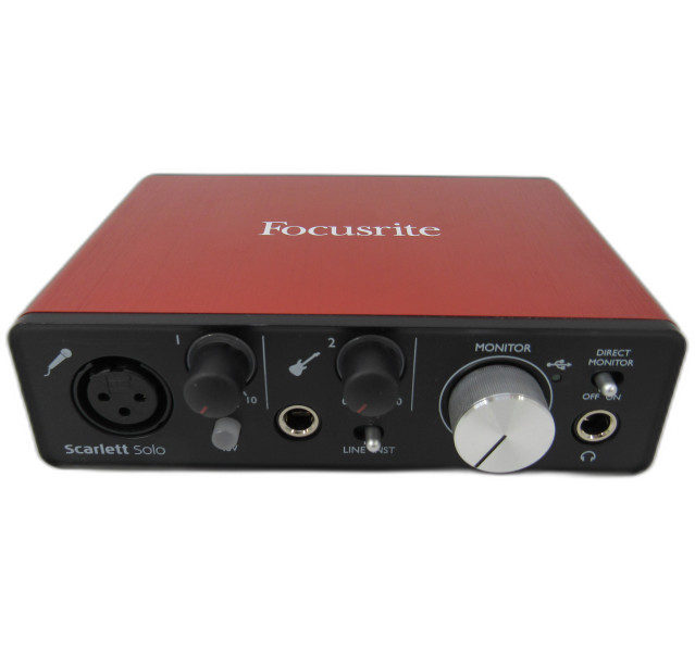 Focusrite Scarlett 2i4 2nd Gen Audio/Midi Interface - Red