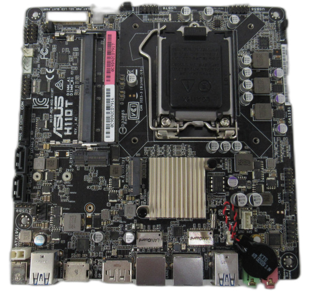 ASUS H110T LGA1151 Mini-ITX Motherboard With IO Shield