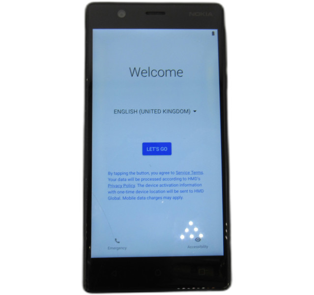 Nokia 3, TA-1020, Black, 16GB, Grade D, Unlocked