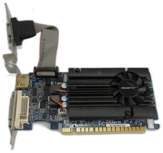 Gigabyte GV-N610D3-2GI 2GB GDDR3 Graphics Card