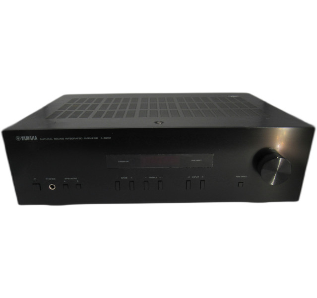 Yamaha A-S201 HiFi Stereo Amplifier, Black, no remote