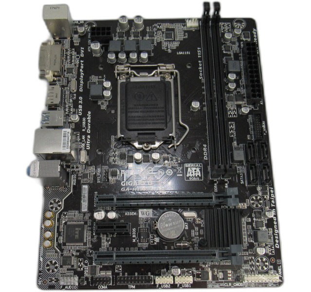 Gigabyte GA-H110M-D2P H110 LGA1151 MATX Motherboard With IO Shield