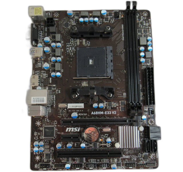 MSI A68HM-E33 V2 FM2+ A68H M-ATX Motherboard With IO Shield