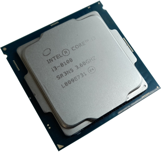 Intel Core i3-8100 3.6GHz LGA 1151 Quad Core CPU