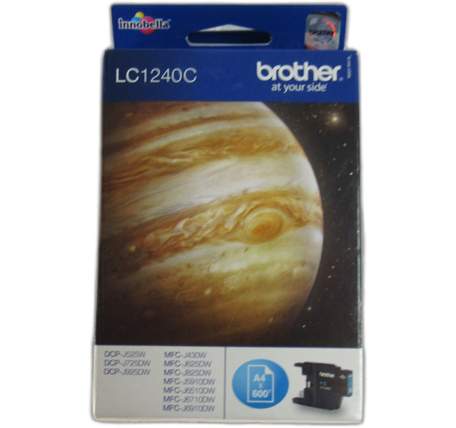 Brother Ink Cartridge Cyan LC-1240C LC1240C (BUNDLE OF 5)