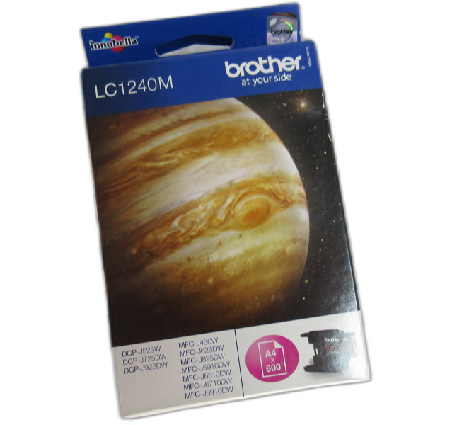 Brother Ink Cartridge Magenta LC-1240M LC1240M (BUNDLE OF 4)