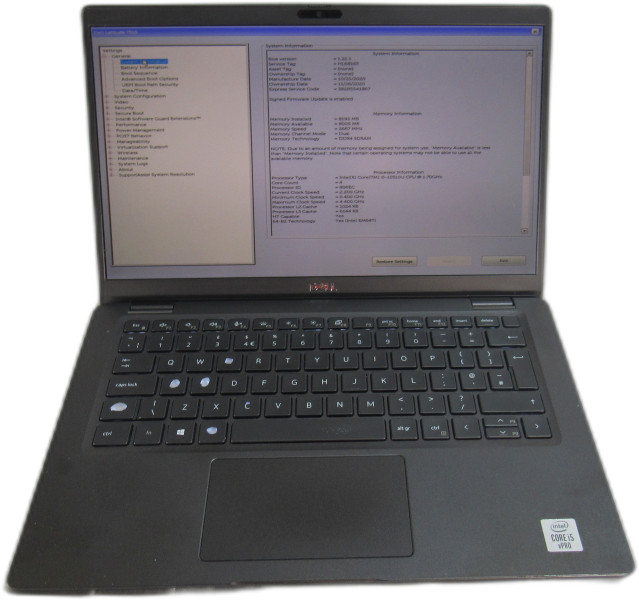 Spares or Repair | Dell latitude 7310 i5-10310U, 8GB RAM, 13.3