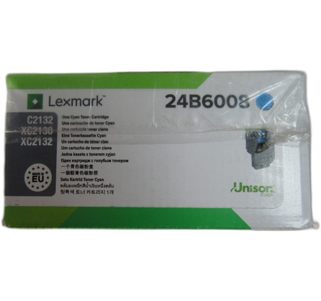 Genuine Lexmark 24B6008 Cyan Toner Cartridge